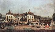 Bernardo Bellotto, Das kaiserliche Lustschlob Schlobhof, Ehrenhofseite